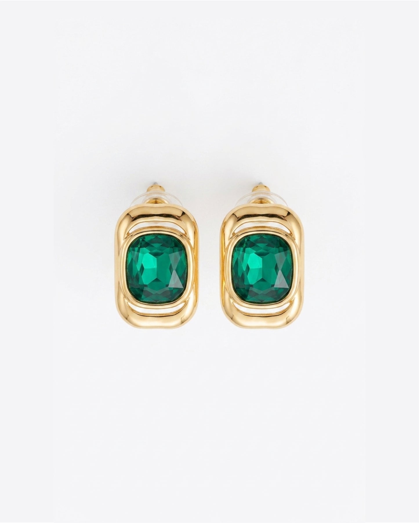 Emerald Aura Earrings
