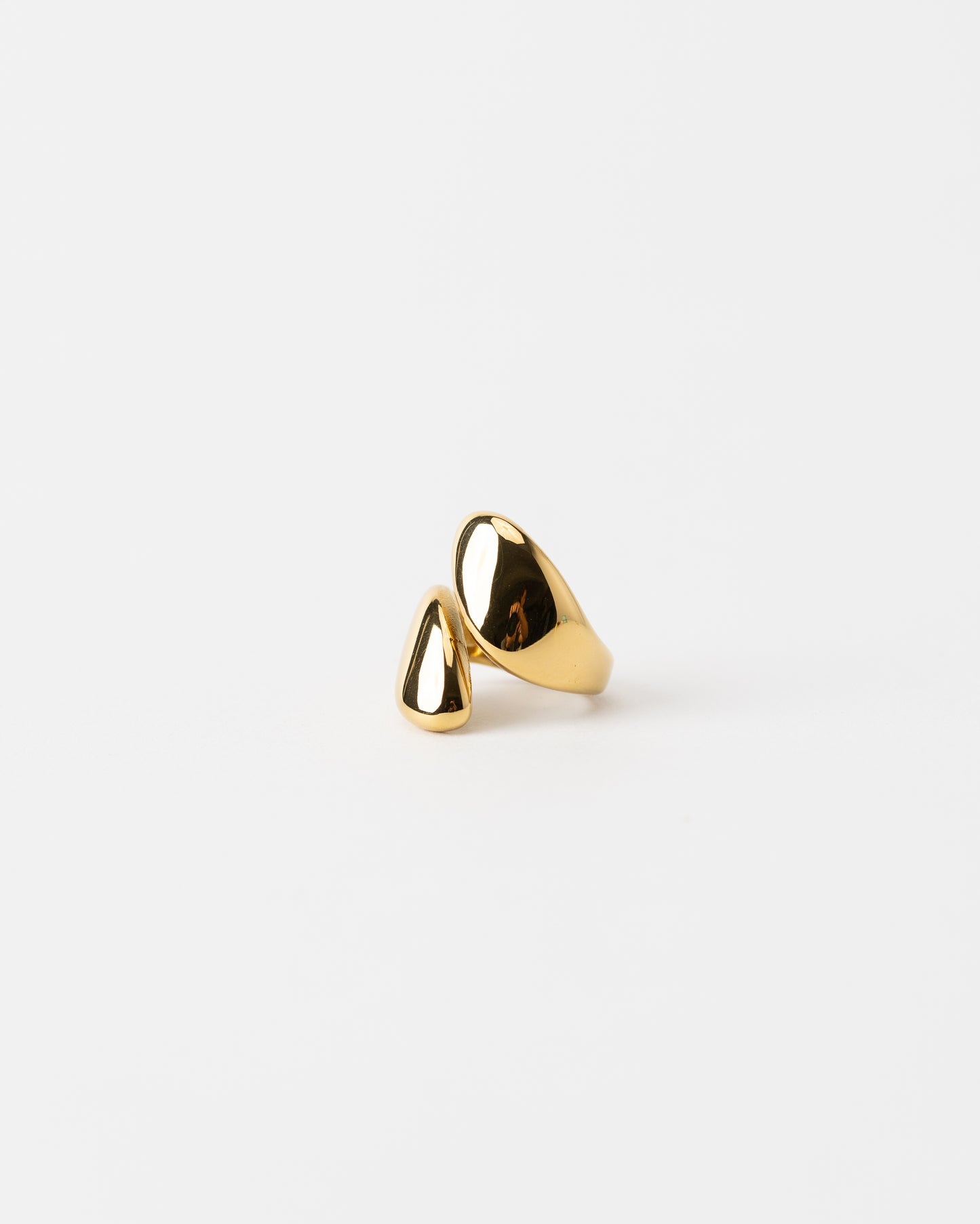 Teardrop Open Ring