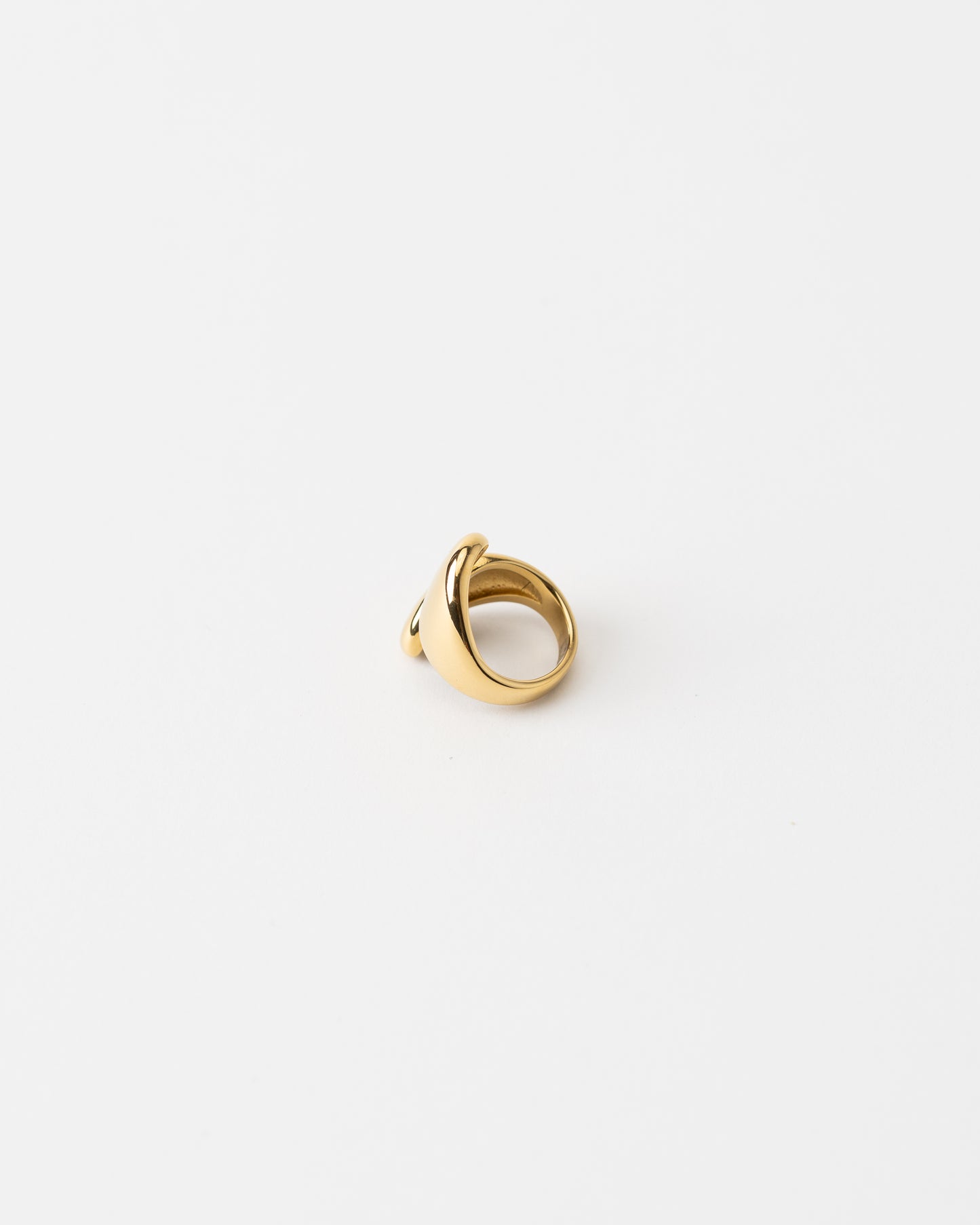 Teardrop Open Ring